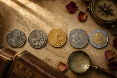 Cronología de las monedas mexicanas 1535-2026: la línea del tiempo completa