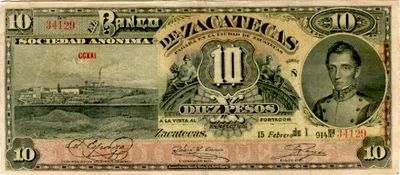 Billete de 10 pesos (1914)