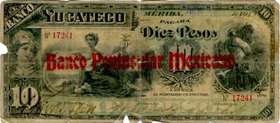 Billete de 10 pesos (1891)