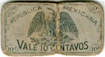 Reverso del Billete de 10 pesos