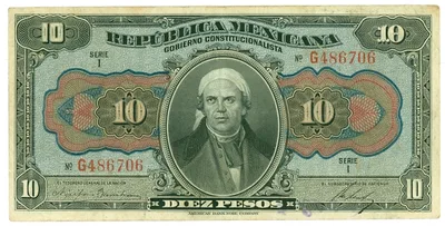 Billete de 10 pesos (1915)