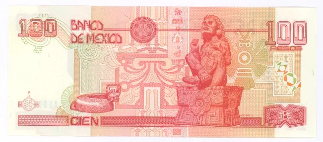 Reverso del Billete de 100 pesos (1994)