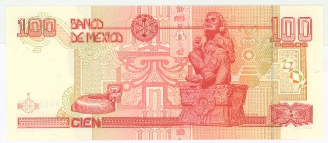 Reverso del Billete de 100 pesos (2000)