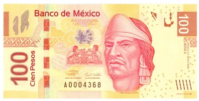 Billete de 100 pesos de Nezahualcóyotl (2008)