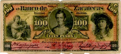 Billete de 100 pesos (1900)