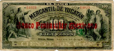 Billete de 100 pesos (1904)