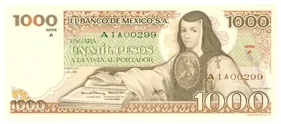 Billete de 1,000 pesos (1978)