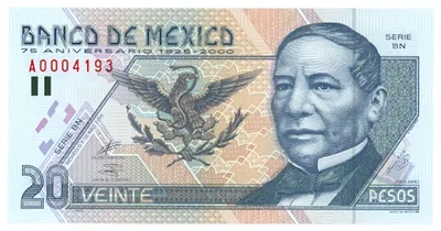 Billete de 20 pesos (2000)