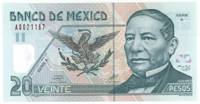 Billete de 20 pesos (2001)