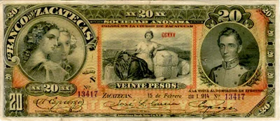 Billete de 20 pesos (1914)