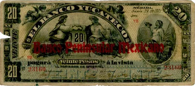 Billete de 20 pesos (1901)