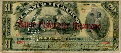 Billete de 20 pesos