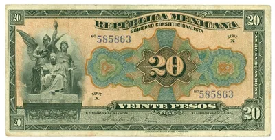 Billete de 20 pesos (1915)