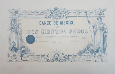 Billete de 200 pesos (1866)