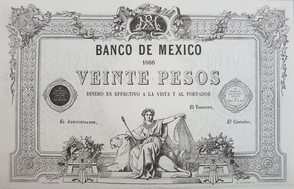 Anverso del Billete de 200 pesos