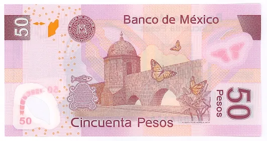 Reverso del Billete de 50 pesos (2004)