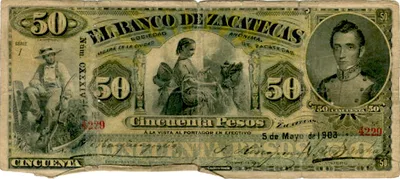 Billete de 50 pesos (1903)