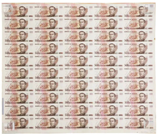 Anverso del Billete de 500 pesos de Ignacio Zaragoza (2006)