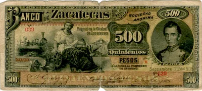 Billete de 500 pesos (1909)