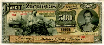 Billete de 500 pesos (1914)
