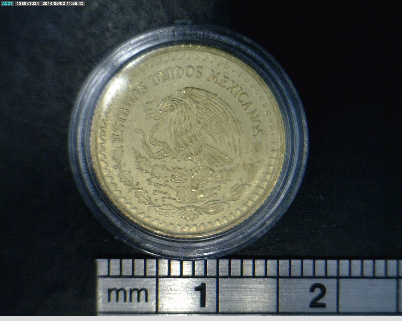 1/10 oz Libertad Oro 1991 · Inventario Banxico 17529 (anverso)