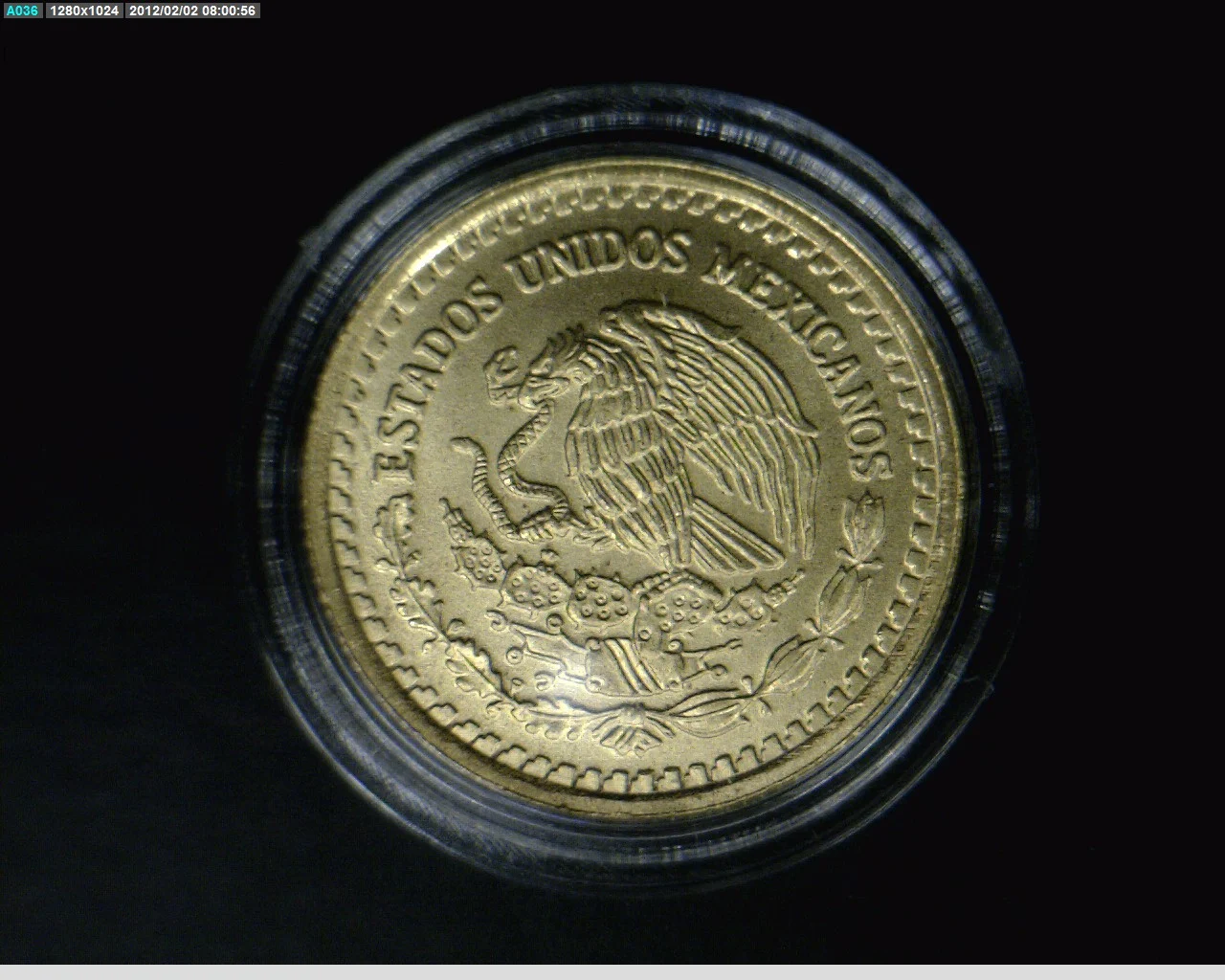 1/10 oz Libertad Oro 1994 · Inventario Banxico 17589 (anverso)