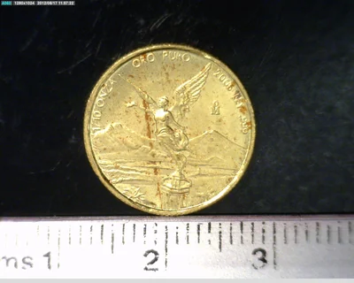 1/10 Onza Libertad Oro 2006 · Reverso