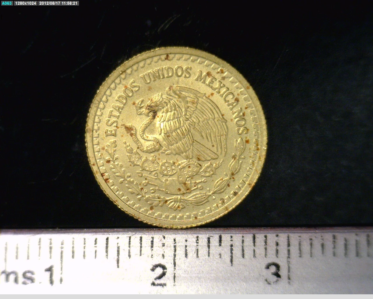 1/10 Onza Libertad Oro 2007 · Anverso
