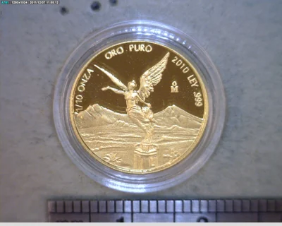 1/10 Onza Libertad Oro 2010 Proof