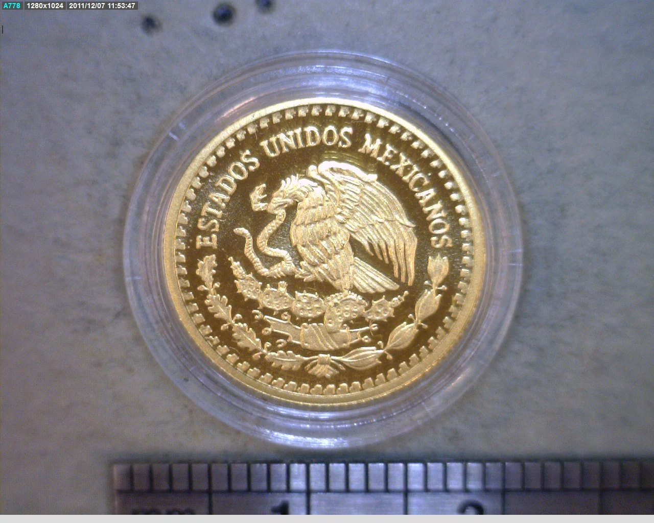 1/10 onza Libertad Oro 2011 · Anverso