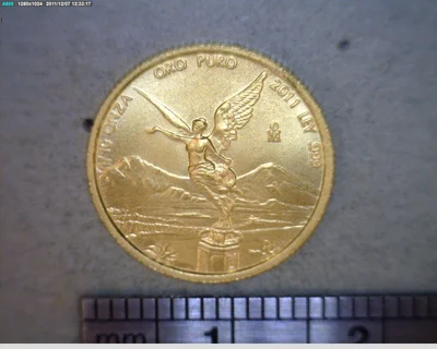 1/10 onza Libertad Oro 2011