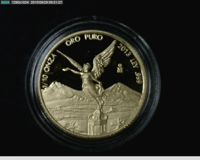 1/10 onza Libertad Oro 2013
