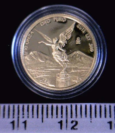 1/10 onza Libertad Oro 2015