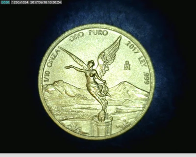 1/10 onza Libertad Oro 2017