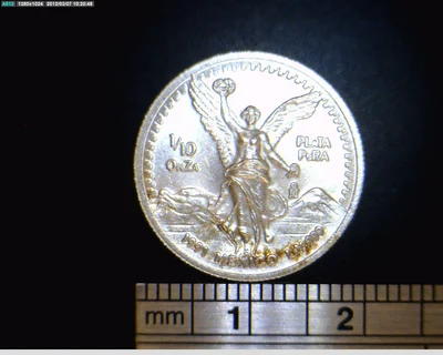 1/10 Onza Libertad Plata 1991