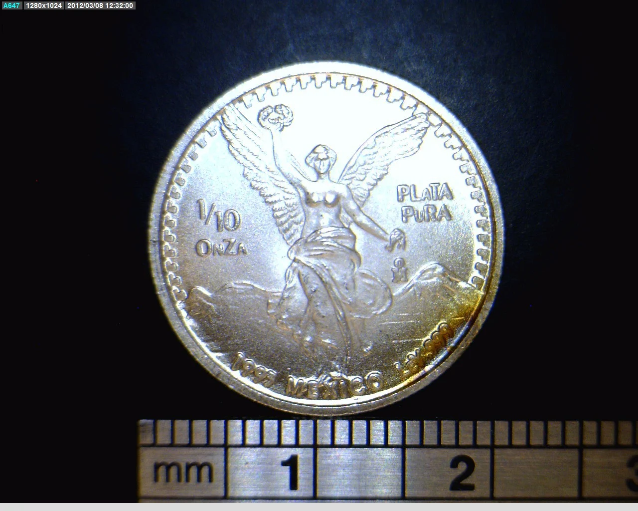 1/10 Onza Libertad Plata 1993