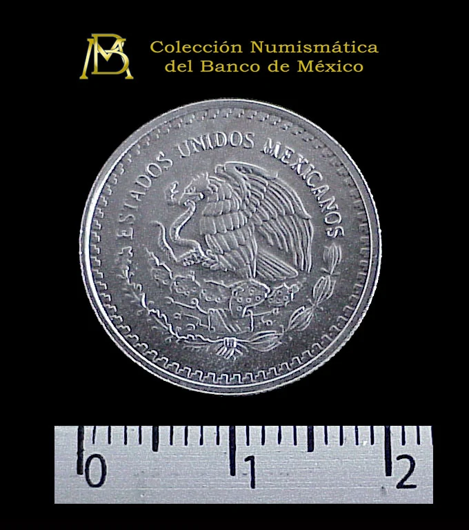 1/10 oz Libertad Plata 1997 · Inventario Banxico 20912 (anverso)