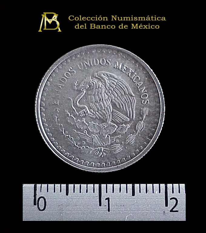 1/10 oz Libertad Plata 1998 · Inventario Banxico 20915 (anverso)