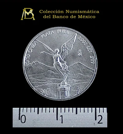 1/10 Onza Libertad Plata 2002