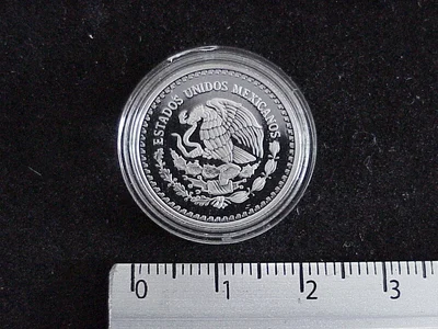 1/10 oz Libertad Plata 2004 · Inventario Banxico 21173 (anverso)