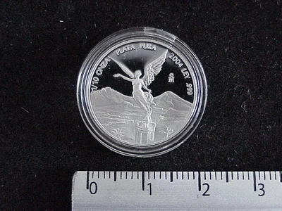 1/10 Onza Libertad Plata 2004