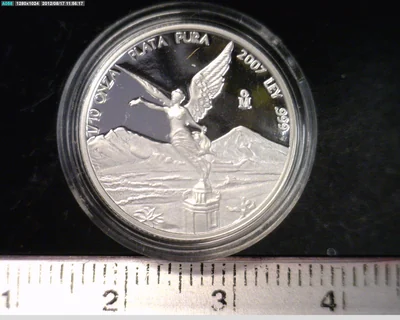 1/10 Onza Libertad Plata 2007 Proof