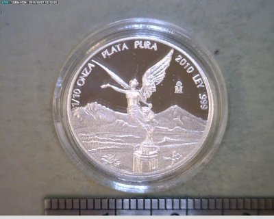 1/10 Onza Libertad Plata 2010 Proof