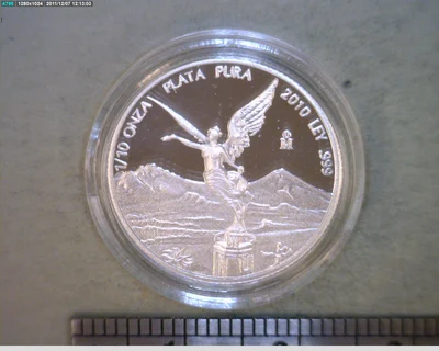 1/10 Onza Libertad Plata 2010