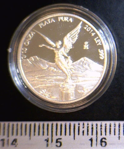 1/10 onza Libertad Plata 2014