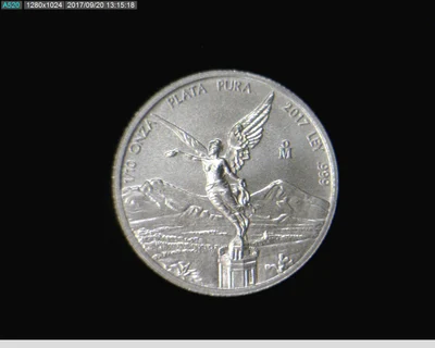 1/10 onza Libertad Plata 2017