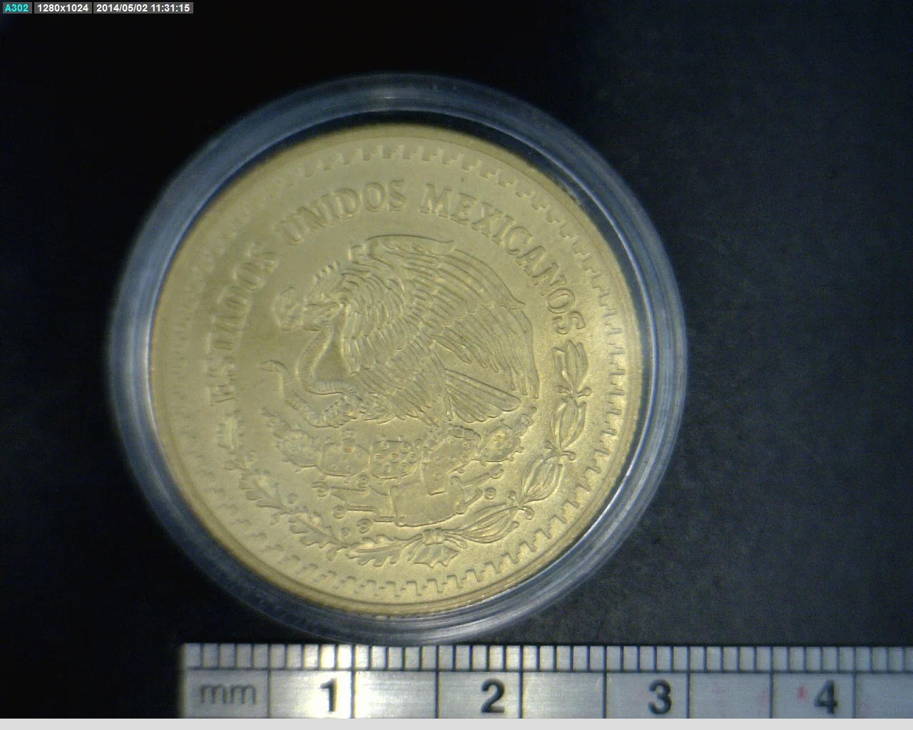 1/2 oz Libertad Oro 1992 · Inventario Banxico 17537 (anverso)