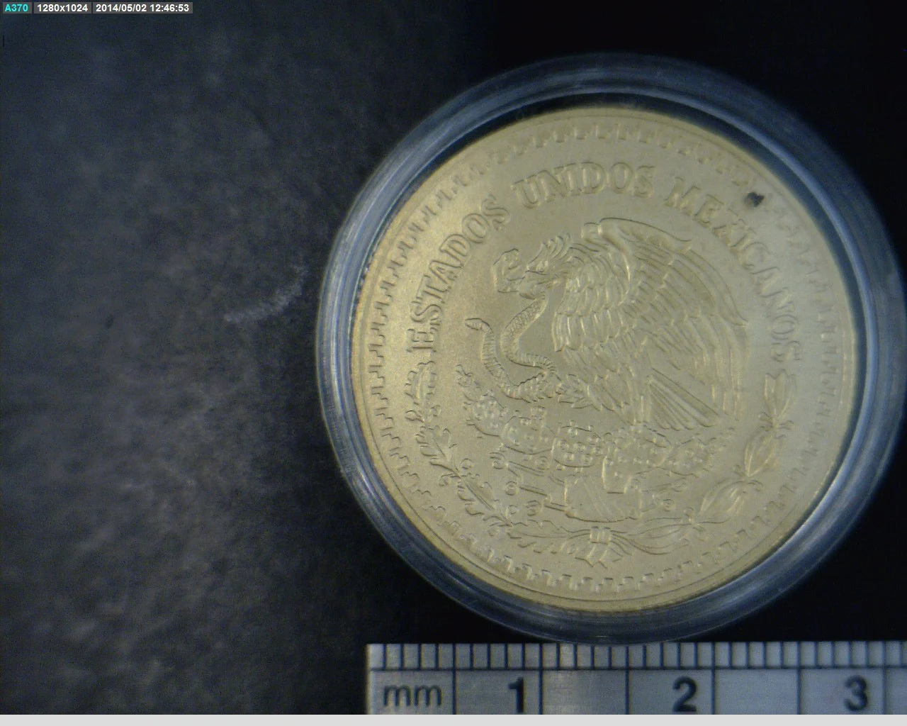 1/2 oz Libertad Oro 1993 · Inventario Banxico 17562 (anverso)
