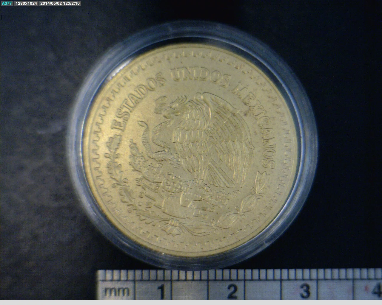 1/2 oz Libertad Oro 1993 · Inventario Banxico 17567 (anverso)