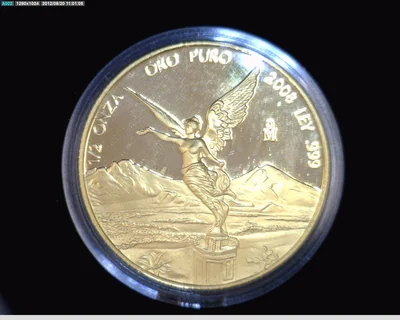 1/2 Onza Libertad Oro 2008 Proof